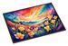 Freesia In Color Doormat Front Door Mat Indoor Outdoor Rugs For Entryway, Non Slip Washable Low Pile, 24H X 36W_maomaolike.com