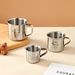 WORTHBUY 304 Stainless Steel Drinking With Handle Durable Tumbler Anti Scalding Mini Cute Water Cup For Kids Drinkware_maomaolike.com