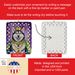 Siberian Husky King Of Mardi Gras Porcelain Ornament Christmas Tree Hanging Decorations For Home Christmas Holiday, Rectangle, Gift, Multicolor_maomaolike.com