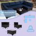 7-Piece Outdoor Patio Furniture Sets, All-Weather Wicker Rattan Sectional Sofa, Modern Glass Coffee Table And Washable Seat Cushion_maomaolike.com