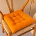 Home Garden Thickened Solid Color Corduroy Fart Chair Cushions_maomaolike.com