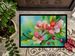 Arkansas Blossom In Watercolor Doormat Front Door Mat Indoor Outdoor Rugs For Entryway, Non Slip Washable Low Pile, 24H X 36W_maomaolike.com