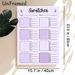 Color Swatch Tracker Painting Poster, Soft Purple Minimalist Design Poster, Practical Tool To Organize Color Swatch Records, Suitable For Art Studio_maomaolike.com