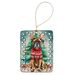 Boxer Christmas Porcelain Ornament Christmas Tree Hanging Decorations For Home Christmas Holiday, Rectangle, Gift, Multicolor_maomaolike.com