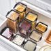 Clear Airtight Food Storage Containers - 3-Piece Set Kitchen Canisters For Tea, Dry Fruits & Spices (BPA-Free Plastic)_maomaolike.com