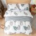 Three Piece Duvet Cover Set Brushed Printed Soft Quilt Cover Set_maomaolike.com