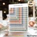 Multiplication Chart Painting Poster, Soft Muted Color Multiplication Table Poster, Clear Structured Design To Support Math Learning, Suitable For_maomaolike.com